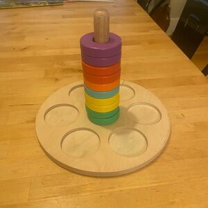 Lovevery wood ring toy